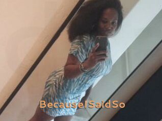 BecauseISaidSo