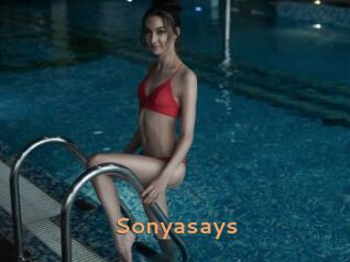 Sonyasays